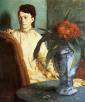 Degas, Edgar - Estelle Musson De Gas